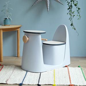 [리퍼]바이크 원목 수납형 책상 겸 스툴