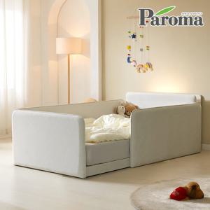 아이룸 높은 슬림 LED 저상형 패브릭 벙커형 키즈 아기침대 SS