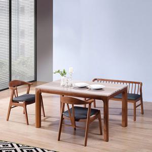 대리석식탁 천연대리석 1400 4인용 식탁세트 믹스형