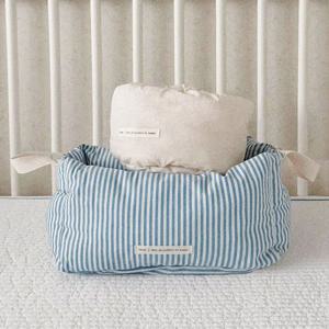 아기 유아 솜 바구니 패브릭 바스켓 장난감 보관함 천바구니