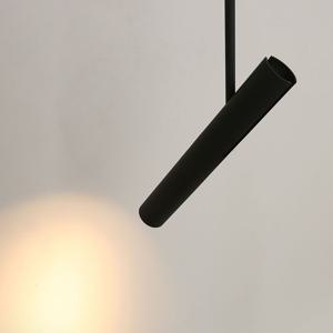 COB 큐이드 1등 반매입형 8W 각도조절 거실조명 전구색 블랙