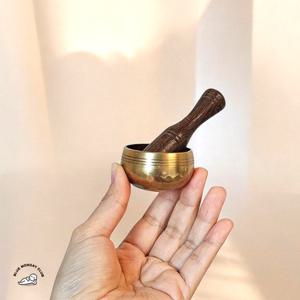 미니 싱잉볼 기프트세트 4cm 입문용 명상 네팔 집들이 퇴사 선물 요가 릴렉스종