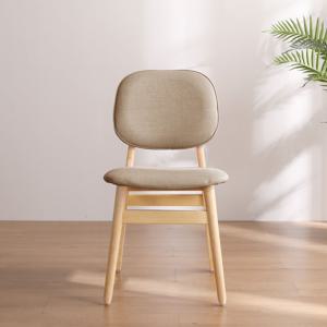 [리퍼] LB22K 견고한 고무나무 원목 인테리어 카페 식탁의자