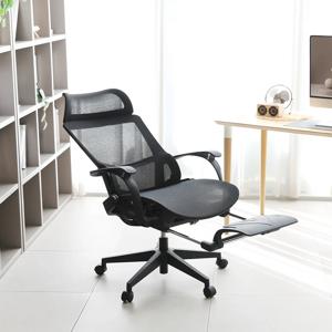 [리퍼] 사무실 의자 책상 컴퓨터 풀메쉬 리클라이너 침대형 LB36MHF