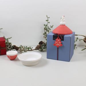 크리스마스 홈술 캔디볼+술잔/소주잔 세트 산타와 함께 혼술세트