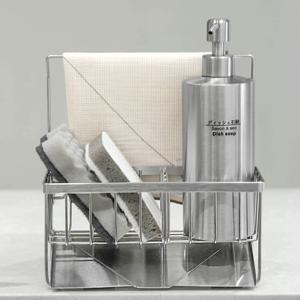 올스텐 304 수세미거치대 행주걸이 칸막이조절