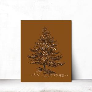 성탄절 크리스마스트리 현관 거실 인테리어액자 카페 호텔 S 21x26cm