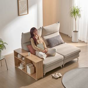 리브라운 아쿠아텍스 이지클린 패브릭 수납 스윙 3인용 소파