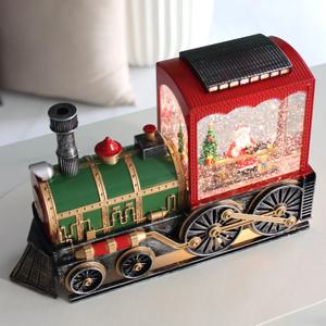 빈티지 기차 워터 오르골