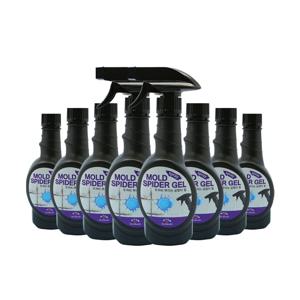 홈쇼핑 정품! 두꺼비 블랙스파이더 곰팡이젤 400ml 8통 + 스프레이건 2개 곰팡이제거