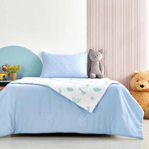 마미허그 소프트워싱 라이트 얇은 차렵이불 150x200 드림랜드 블루