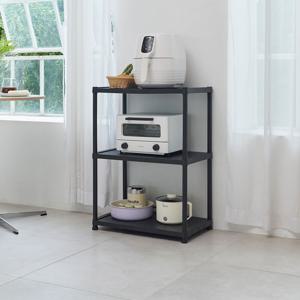 스파지오 3단 조립식 플라스틱 스탠드 선반