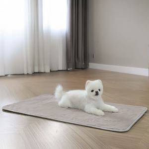 온열 기능 강아지 방석 밍크전기매트