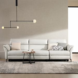 MVME 뉴시어터 천연가죽 리클라이너 4인 (매장가구)