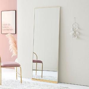 고급감성 옷방 알루미늄프레임 받침대 전신거울(700 3색)