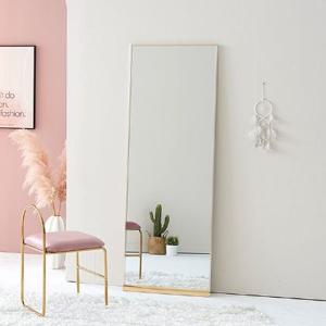 왜곡없는은경 스틸바프레임 받침대있는 전신거울(600 3색)