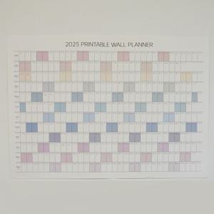 2026 한장 연간 달력 포스터 계획표 2종