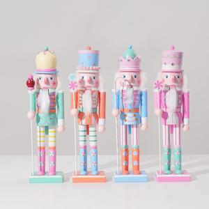 파스텔 캔디 호두까기 인형 크리스마스 장식품 감성 인테리어 데코 장식 4types