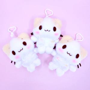 산리오 마슈마로 인형 키링 마시멜로 후와후와 냥코 고양이 야옹이 굿즈 가방고리 13cm