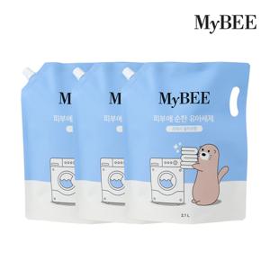 1+1+1 피부에순한 유아세제 리필(2100ml)x3팩