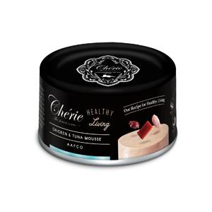 블랙라벨 고양이 주식캔 닭고기와 참치 무스 80g 1캔