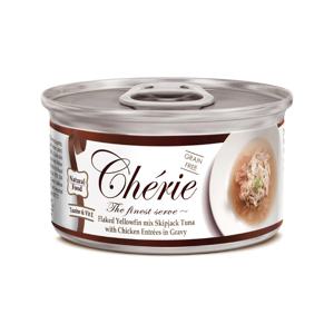 시그니처 고양이 간식캔 참치와 닭고기 그레이비 80g 1캔