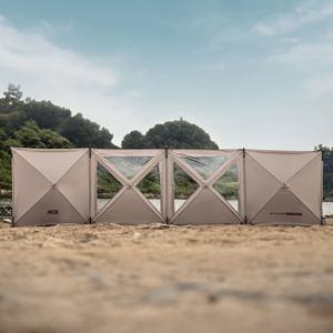 로티캠프 윈드 스크린 블랙코팅 캠핑 대형 바람막이 그늘막 원터치 가림막 SWS