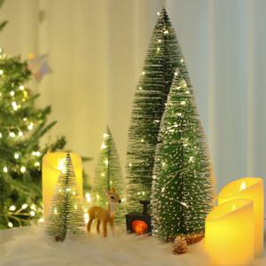 크리스마스 북유럽 LED 미니트리 3종세트+무선리모컨