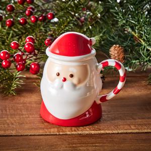 메리베어 산타할아버지 형태 뚜껑머그