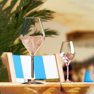 캠핑와인잔 썬셋 38CL 2개 안깨지는 피크닉 야외 소풍용 플라스틱 트라이탄소재