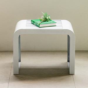 [리퍼] 컬러 평벤치 60cm 1인용 철재 야외 마당 카페 테라스 정원 공원 체어 의자