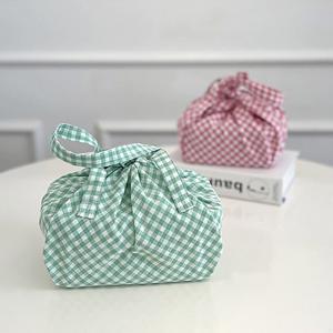 프렌치 체크 도시락 보자기(2color)
