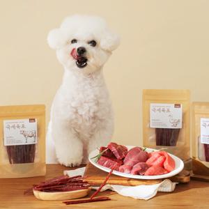 잇츄 츄잇 3mm 극세육포 3종 사슴고기/오리고기/소고기