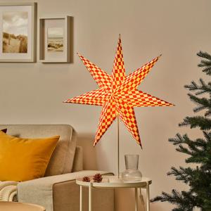 스트롤라 전등갓 장식조명 별모양 레드/화이트 70cm