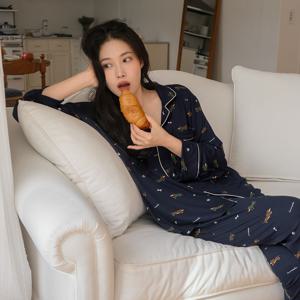 J'eu 닥스훈트 파자마 잠옷 세트 2color, 2size