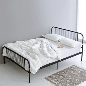 철제 침대프레임 튼튼한 조립식 더블 침대