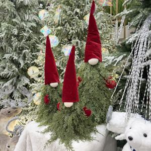 크리스마스 빈티지 산타 트리요정 인형 오브제 감성 인테리어 소품 데코 코디 장식품