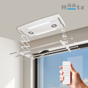 베란다 리모컨 전동빨래건조대 자동건조대 송풍 LED램프조명 천장형