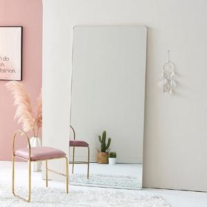 고급디자인 넓은현관 곡선스틸바 프레임 전신거울(800 3색)