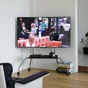 [해외] 글라이드 TV 스탠드 이동식 거치대