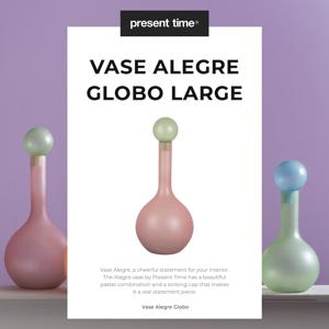 꽃병 알레그레 글로보 라지/ 홈데코 디자인화병/ 인테리어 소품/ 꽃병
