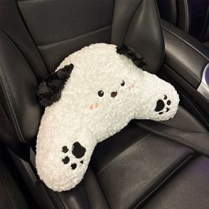 강아지 허리쿠션 (바둑이) 등받이 사무실 차량 침대 쇼파 허리 등 받침 인형쿠션