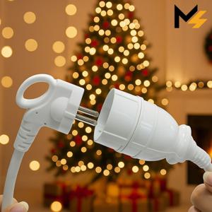 국산 멀티탭 원형 1구 연장선 전기코드 멀티콘센트 트리연장선 1구 5m