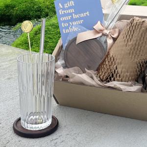 카페 아이스커피잔 맥주 하이볼 글라스 290ml 2P 선물세트