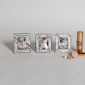 실버메탈 러브 큐빅 보석 은도금 여권판 사진액자 3종 세트 (3개 묶음)