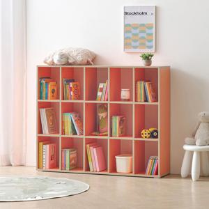 룰루곰 책장 아이방 거실 책꽂이 만화책 낮은 책장 미니 1200