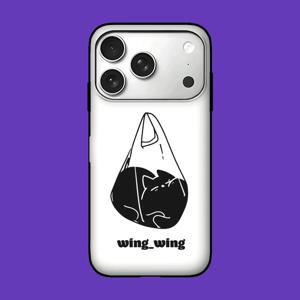 아칸 LeeEung 나는 고양이 뿅뿅 카드범퍼케이스