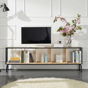 살롱 엘다 원목 높은 거실장 티비다이 TV대