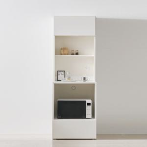 커스트 광파오븐 렌지대 밥솥 전자렌지 수납장 600 오픈형 상부장세트