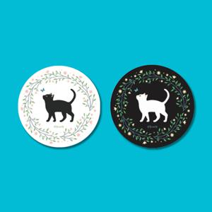 아칸 종이비행 플라워캣 그립톡/스마트톡/거치대